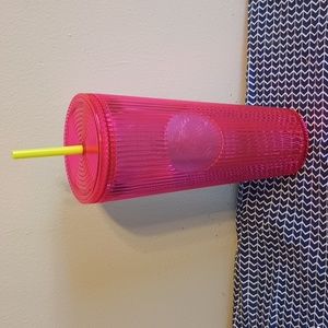 Starbucks Iridescent Magenta Bling Cold Cup (24 oz)